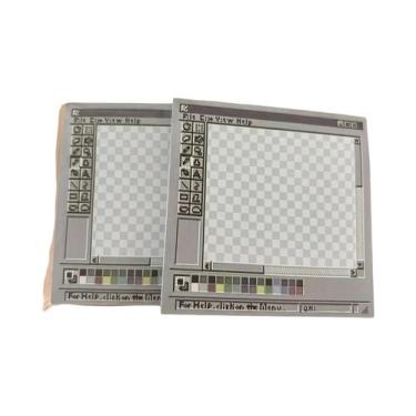 Imagem de Bloco De Desenho Retro Vintage Para Computador Com 50/100 Folhas De Pa