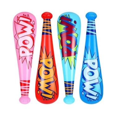 Imagem de Brinquedos Infláveis De Beisebol Coloridos Em Formato De Pata, 4 Peças