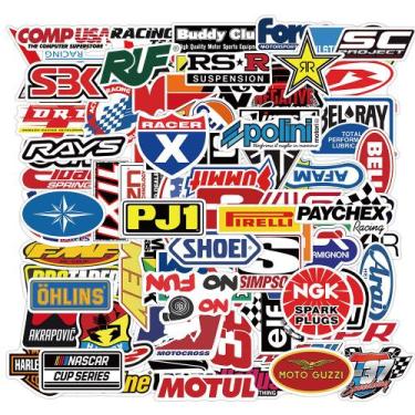 Imagem de Adesivos, logotipos de motocicletas, vinil impermeável, anime x50 - yi