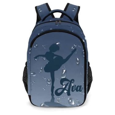 Imagem de Mochila Anneunique Waterdrop Ballet Girl personalizada