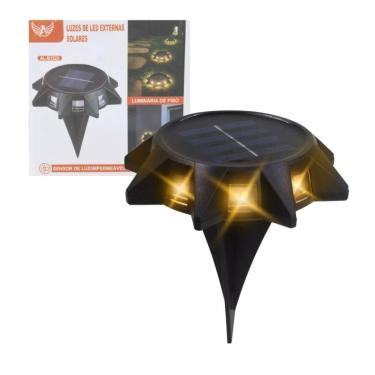 Imagem de Luminária Solar De Piso E Parede Com Led Quente 8