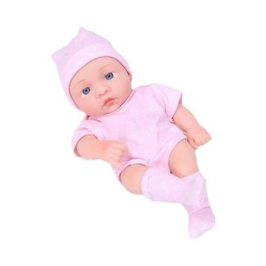 Imagem de Boneca Reborn de Silicone Mini 20cm - Corpo Inteiro Macio para Meninas