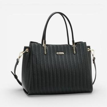 Imagem de Bolsa Feminina Chenson Mão Ferragem Delicada Preta-Feminino