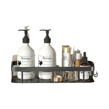 Imagem de Organizador De Canto Adesivo Para Chuveiro, Prateleira De Armazenament