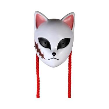 Imagem de Máscara de Anime Adulto - Demônio Sabito/Makomo (Kimetsu No Yaiba) - H