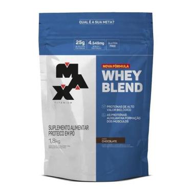Imagem de Whey Blend Sabor Chocolate 1,8kg Max Titanium-Unissex