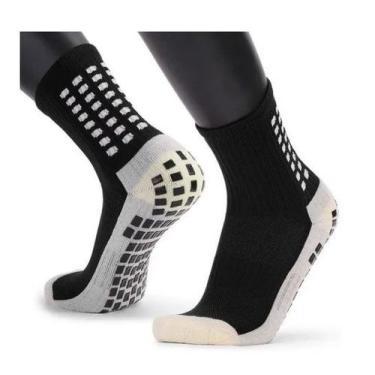 Imagem de Meia Esportiva Cano Alto Antiderrapante Futebol - Adulto - Trusox, Pre