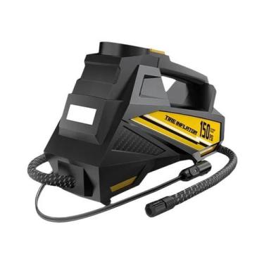 Imagem de Bomba De Ar Portátil 12V Com Fio, Inflador Elétrico De Pneus 150PSI Co