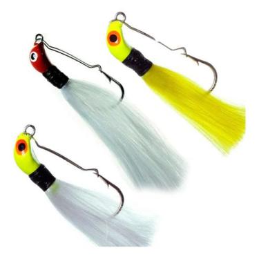 Imagem de Kit 3 Jigs Longo Lori Antienrosco 8g (xuxinha Tucunare)