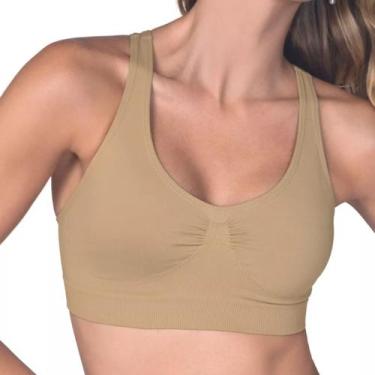 Imagem de Sutiã Lupo Top Control Loba 47180 casapaula, Chocolate, G