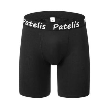 Imagem de Cuecas Boxer Masculinas plus Size 1-5XL 90-185kg Confortáveis E Respir