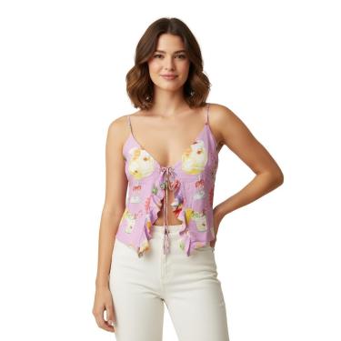 Imagem de Blusa Cropped Farm Rio Coquetel Natal-Feminino