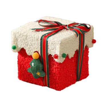 Imagem de Caixa De Presente De Veludo Para O Natal, Ano Novo, Festival Da Primav