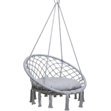 Imagem de Rede Cadeira de Balanço Suspensa SU 3630 SU ESTO2 Metal com Encosto Cinza