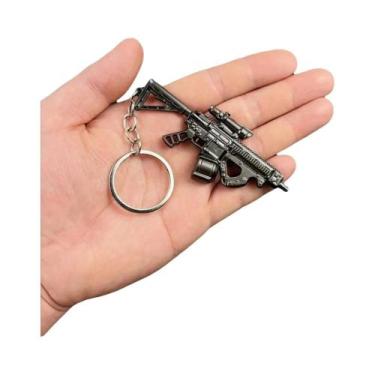 Imagem de Chaveiro Modelo De Mini Arma Areha AEK PK16 T88 VSS Sniper Em Liga Met