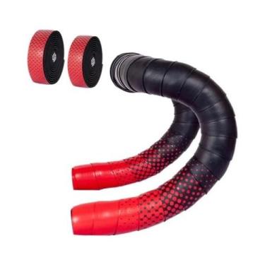 Imagem de Fita De Guidão De Bicicleta Em Couro PU De Duas Cores Com Espuma EVA, 