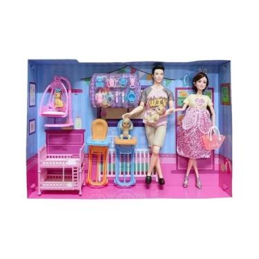 Imagem de Conjunto De Brinquedos Artesanais Para Bonecas, Para Meninas, Mamãe Gr