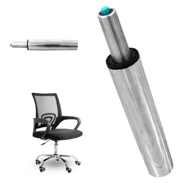 Imagem de Pistao Gas Cadeira Escritorio Ajuste de Altura Regulagem Resistente Home Office Casa Trabalho Estudo Cromado
