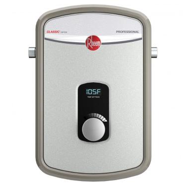 Imagem de Aquecedor de Água Tankless Elétrico Rheem Cinza 11kW 240V Fluxo 2,68 GPM Ponto de Uso RTEX-11