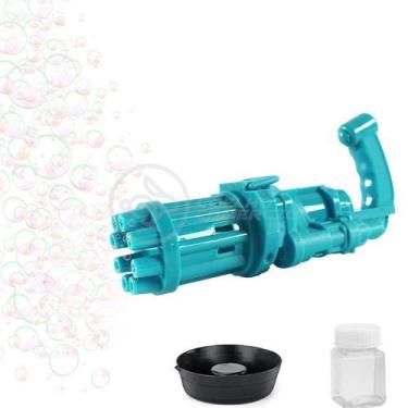 Imagem de Máquina Elétrica Brinquedo Tiktok Lança Bolhas Sabão Mágica Criança In