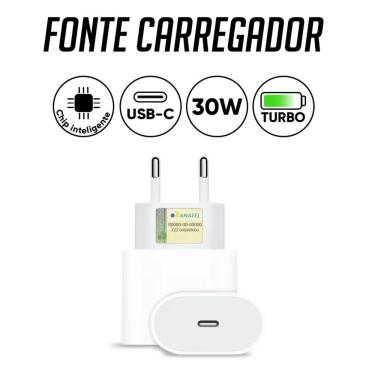 Imagem de Carregador de Celular MDM Power Direct Turbo para Smartphone com Fonte Bivolt 110V-220V...