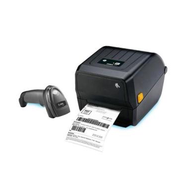 Imagem de Kit Zebra Leitor DS2208 Sem Suporte + Impressora ZD230 Eth