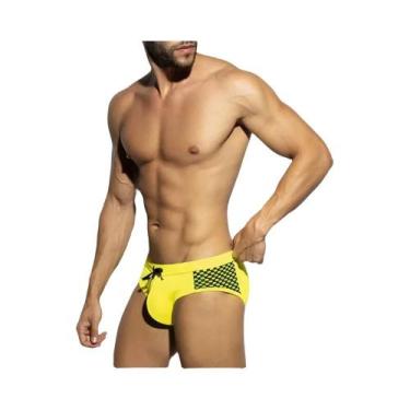 Imagem de Calções De Banho Masculinos Sexy Para Verão, Praia E Esportes Aquático