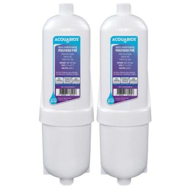 Imagem de Kit 02 Refil Para Filtro Purificador de Água Multiuso Bebedouro Origin