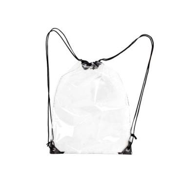Imagem de Mochila Saco Transparente Grande com Cordão Regulável - PRONTO PRINT