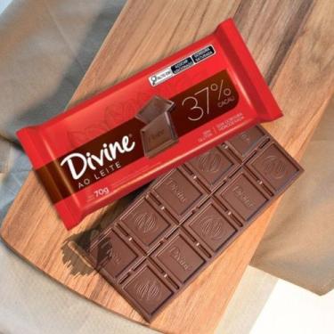 Imagem de Barra Chocolate Divine Supremo 70G Ao Leite 37% Cacau