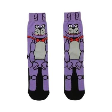 Imagem de Meias Unissex Respiráveis E Confortáveis Five Nights at Freddy's (FNaF