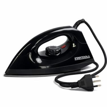 Imagem de Ferro De Passar Roupa A Seco 1000w Base Cerâmica Antiaderent Preto 127