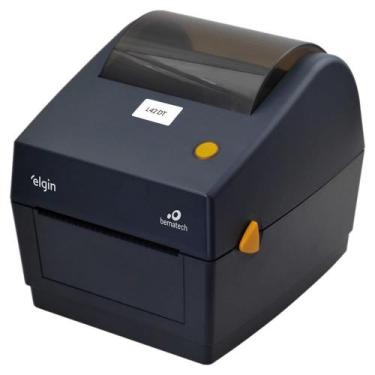 Imagem de Impressora Térmica De Etiquetas Elgin 46L42DTCKD02  USB, Serial, Preto