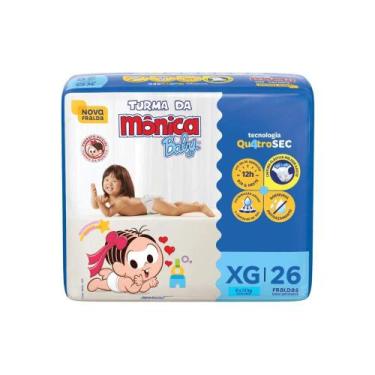 Imagem de Fralda Infantil Turma da Mônica Tripla Proteção Jumbo - - Huggies, XG