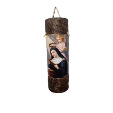 Imagem de Telha decorativa (PVC) Santa Rita de Cássia - LuzArte