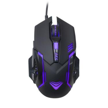 Imagem de Mouse Gamer USB Evus Mo-08 Darkmaster 2400dpi Preto