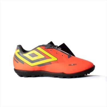 Imagem de Chuteira Society Umbro Action Jr Coral, Coral, 36
