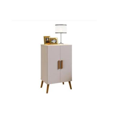 Imagem de Armário Organizador Multiuso Sapateira BRANCO Com 2 Portas 3 Prateleir