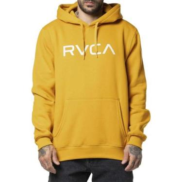 Imagem de Moletom RVCA Canguru Big RVCA 280G WT24 Masculino Mostarda, GG, Amarel