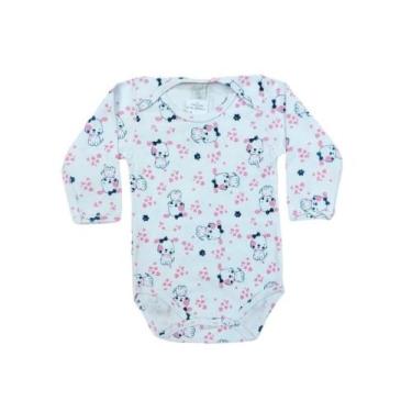 Imagem de Body bebê menina manga longa ref 303 - Heduthi, GG, Branco