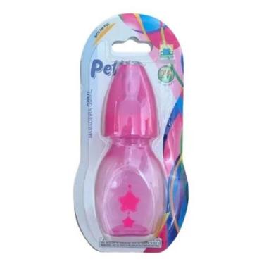 Imagem de Mini Mamadeira Bico em Silicone Rosa 3009 60ml - Petita
