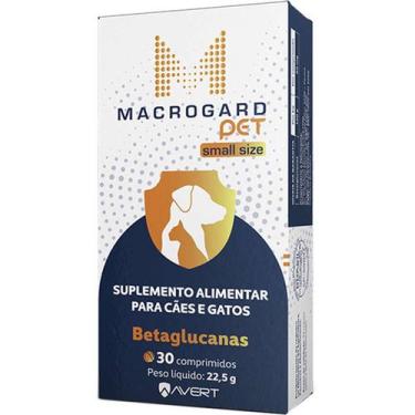 Imagem de Suplemento Alimentar Avert Macrogard Pet Small Size para Cães e Gatos 