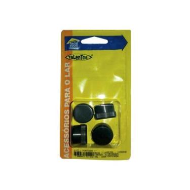 Imagem de Ponteira cadeira interna preta 2101 c/4 unidades talentos 406201