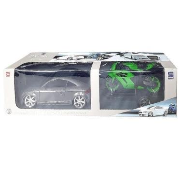 Imagem de Carro e Motocicleta MXT 2.0 Estilo e Velocidade Grafite e Verde - 1292
