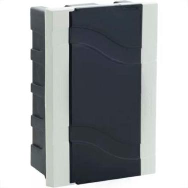 Imagem de Centrinho Thompson Pvc Para Embutir 6 Disjuntores Nema / 8 Din Fume - 