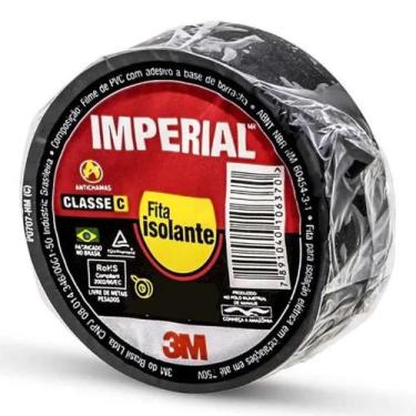 Imagem de Fita Isolante 18mm 5mts Preta Imperial 3M