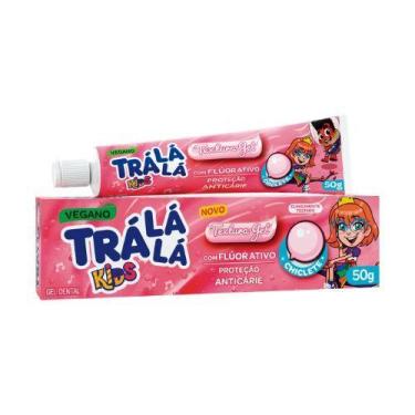 Imagem de Gel Dental Tra La Lá Kids Anticárie Chiclete 50g - TRA LA LA