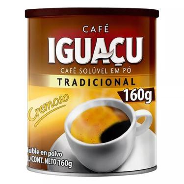 Imagem de Café Solúvel IGUAÇU Cremoso TRADICIONAL Em Pó 160g Lata