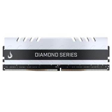 Imagem de Memória DDR4 Rise Mode Diamond Series, 8GB, 3200MHz, Branca, RM-D4-8G-