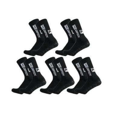 Imagem de Meias Antiderrapantes pro Grip 5 Pares Meias De Futebol E Atletismo Pa